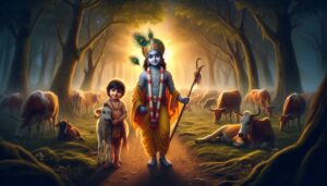 ठाकुर जी का इतना भोला सखा जो उनको खाना ही नहीं खिलाता
